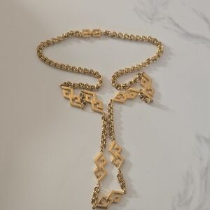 AUTHENTIC Givenchy Gold Geometric Necklace